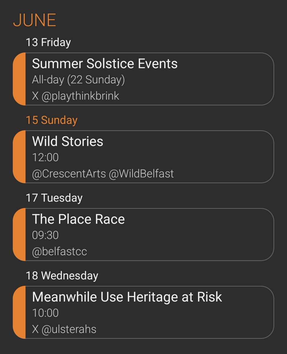 Upcoming events, #AllinOnePlace. #Urbanism #Placemaking #NorthernIreland.