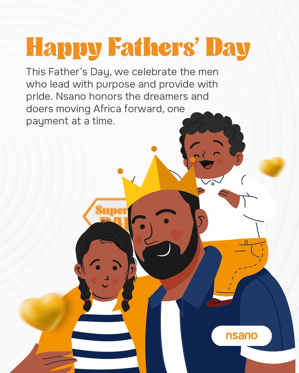 Celebrating the kings who lead with love and purpose.
Happy Fathers' Day from all of us at Nsano! 🧡