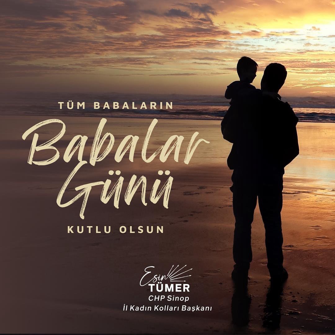 Başta bizlere bağımsız bir vatan ve çağdaş bir toplum armağan eden Ulu Önderimiz Gazi Mustafa Kemal Atatürk olmak üzere, evlatlarına sevgiyle, emekle ve onurla yol gösteren tüm babaların Babalar Günü’nü kutluyoruz.
Hayatta olmayan babalarımızı özlem ve minnetle anıyoruz.