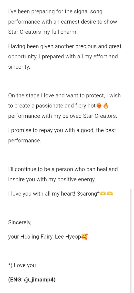 _jimamp4's tweet photo. [ENG] Lee Hyeop's comment under his Hola Solar fancam:

🔗 https://t.co/LMBtpOURKI

#이협 #LeeHyeop #DRIPPIN https://t.co/nMNQlbKjdL
