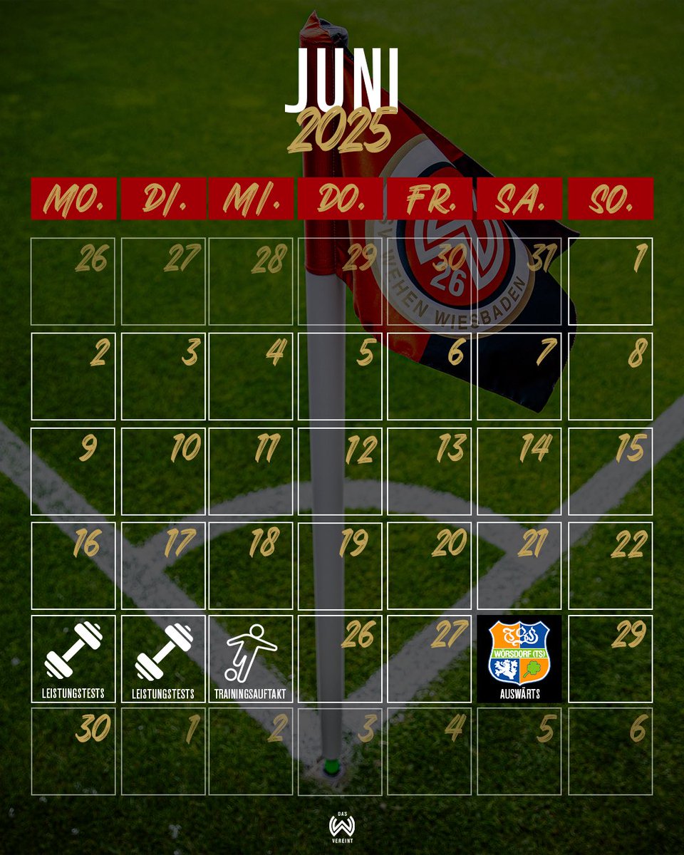 🔜 Start in die Sommervorbereitung! 💪 Unser Juni. 📆

#svww #dasWvereint
