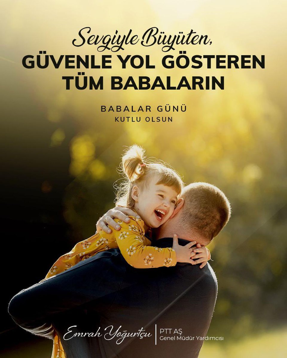 Hiçbir zaman elimizi bırakmayan, her zaman bizleri koruyup kollayan, her anımızda yanımızda olan babalarımızın Babalar Günü’nü kutluyorum.