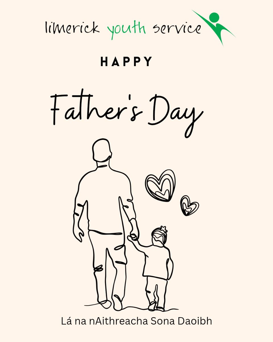 Limerick Youth Service (@limerickyouth) on Twitter photo A very Happy Father's Day all the dads! 💙
The modern #FathersDay was first celebrated in the USA in 1908 & crossed the Atlantic in the latter half of the 20th Century.
In some traditions, Father's Day is celebrated on March 19th- the Feast of St. Joseph!
#lys <a href="/ywirl/">Youth Work Ireland</a> A very Happy Father's Day all the dads! 💙
The modern #FathersDay was first celebrated in the USA in 1908 & crossed the Atlantic in the latter half of the 20th Century.
In some traditions, Father's Day is celebrated on March 19th- the Feast of St. Joseph!
#lys <a href="/ywirl/">Youth Work Ireland</a>