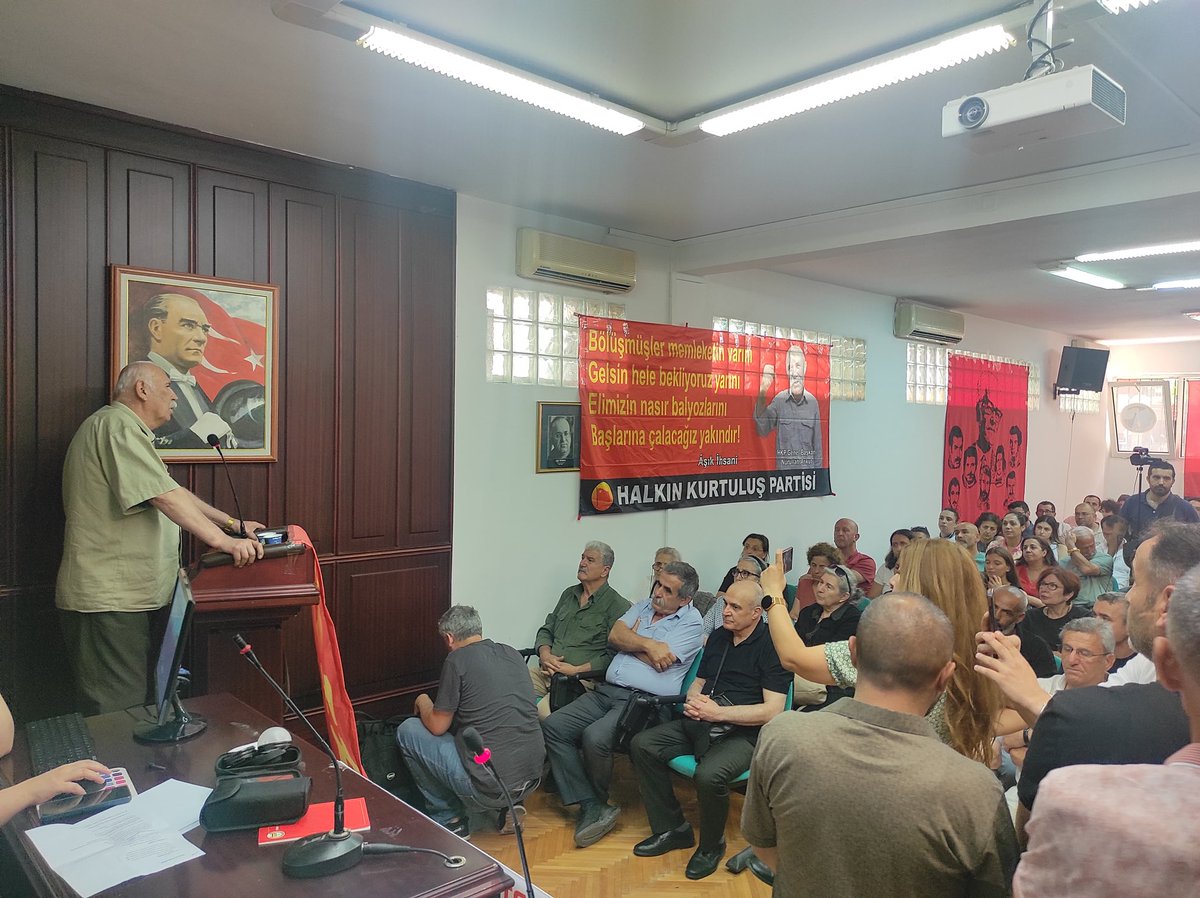 📌 Partimizin 6. Olağan Genel Kurulundan Notlar:

Genel Kurulun ilk konuşmasını yapan Gerçek İnsan, Gerçek Devrimci, Genel Başkan Yardımcımız Av. Metin Bayyar; Türkiye Devrimi’nin Önderi Hikmet Kıvılcımlı’dan günümüze, Hareketimizin mücadele tarihinden kesitler sunuyor.