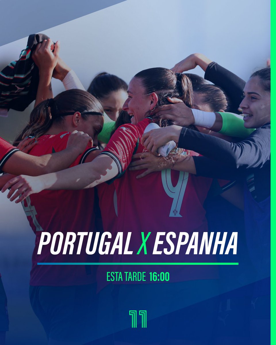 Estreia da seleção nacional de sub-19 no #U19WEURO! 🇵🇹

📺 Acompanha o embate ibérico no #Canal11!

#FutebolEmPortuguês
