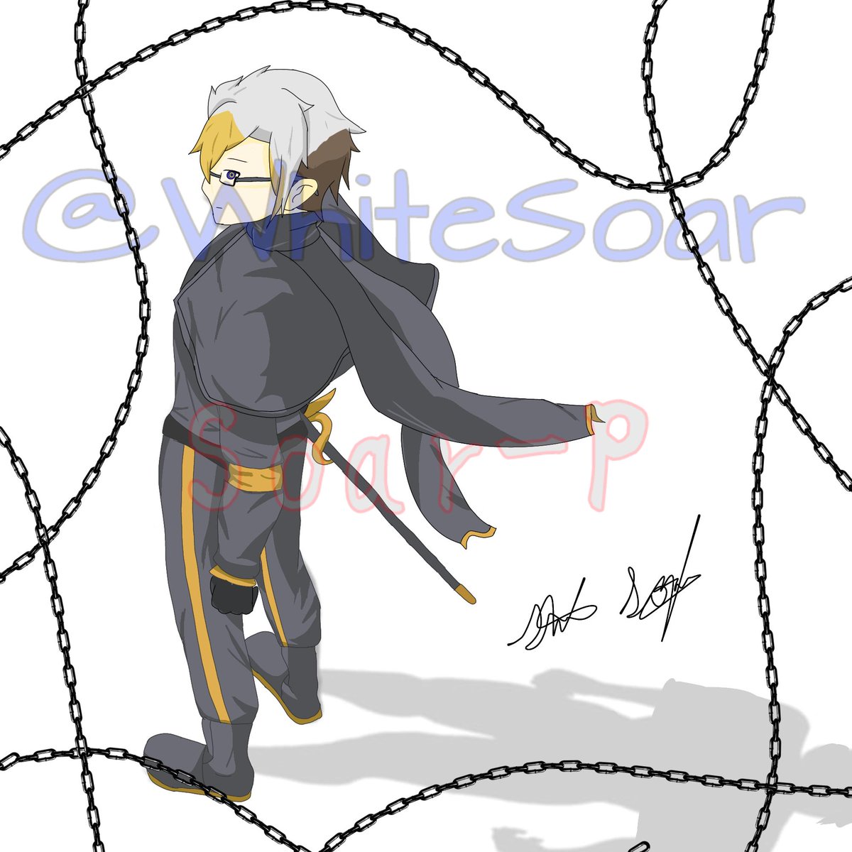 WhiteSoar's tweet photo. Hello! Art by me and was being commissioned to someone. I'm glad that you may still like my artstyle https://t.co/4hT69tz7Ef