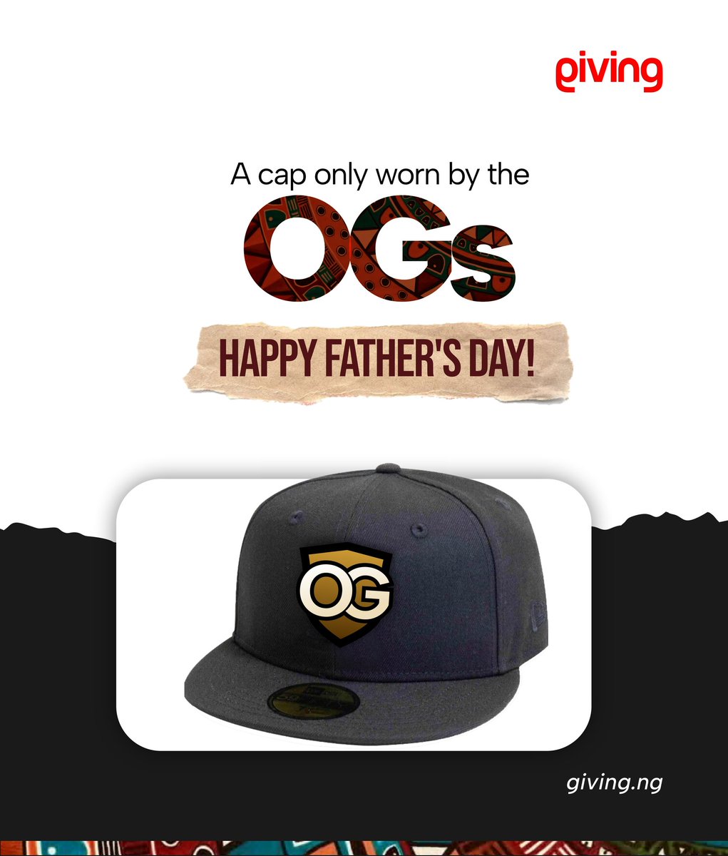 Giving_ng's tweet photo. On this Father's Day, we celebrate the heroes in our lives - fathers who wear the cap of responsibility, love, and strength.
It's a role only true heroes take on, and today, we honour every dad who shows up with dedication and heart.
Happy Father’s Day!
#FathersDay #RealMVPs #TrueHeroes