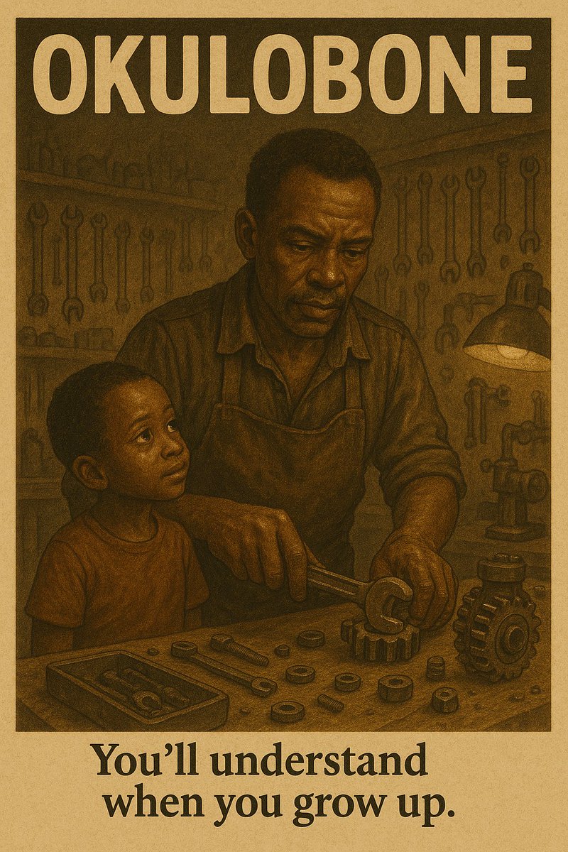 "Okulobone" - You'll understand when you grow up.

He missed your event.
But paid your school fees.

He wasn't in the photo…
But he made the moment possible.

Tired, Silent, but always in the background, like an engine under the bike.

He's not absent. Just not loud.

(Part 1)