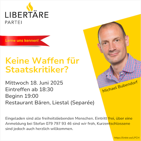 Zwei spannende Anlässe diese Woche in Zürich und Liestal. 🔥