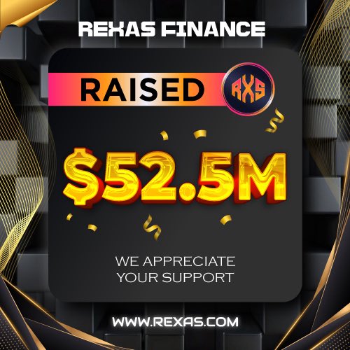 rexasfinance's tweet image. ⭐️ Milestone Alert! ⭐️

Rexas Finance has successfully raised $52.5 Million! 🚀

Thank you for your support! 👍

Buy Now: Rexas.com