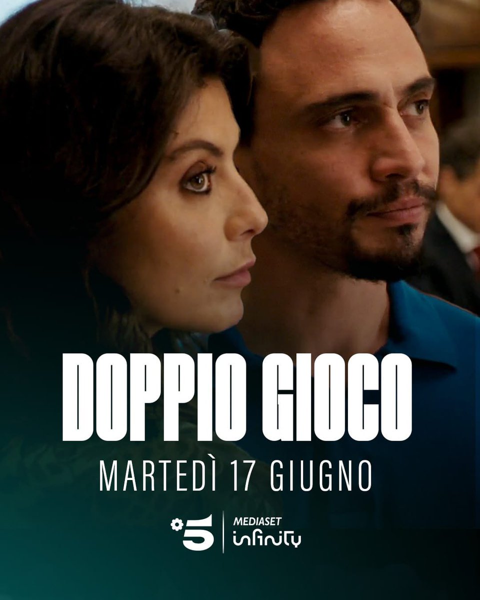 fictionmediaset's tweet photo. Martedì, in prima serata su #Canale5 e in streaming su #MediasetInfinity, scopriremo chi continua a fare il #DoppioGioco! 👀💥😉

#AlessandraMastronardi #SimoneLiberati 

#FabulaPictures #FictionMediaset @MedInfinityIT https://t.co/w4OMTbfyfm