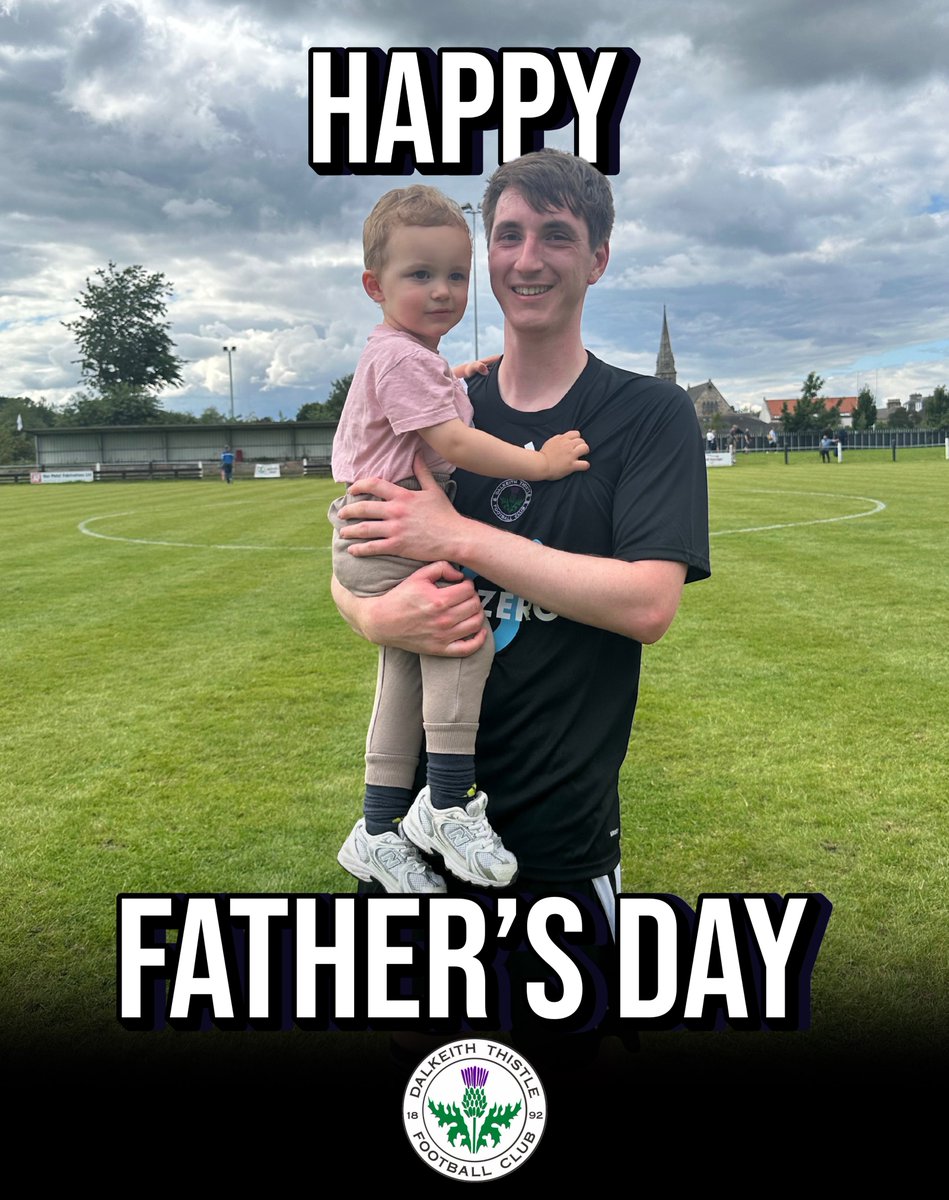 ⚫️⚪️ Happy Father’s Day!

A big shoutout to all the dads, stepdads, grandads, mums doing both jobs, and father figures out there. 

Thanks for everything you do — from the sidelines to the stands. 

#DalkeithThistle #FathersDay
