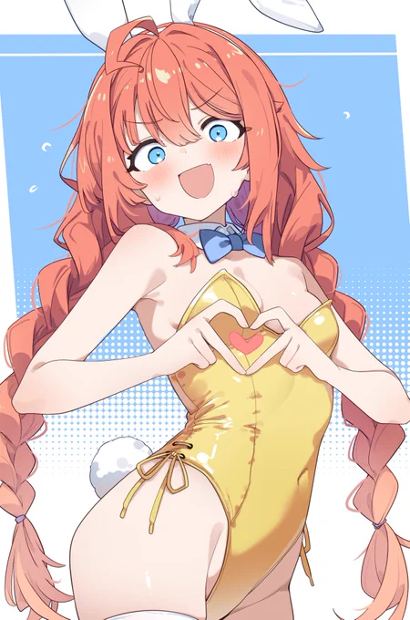 公式でバニー着てた