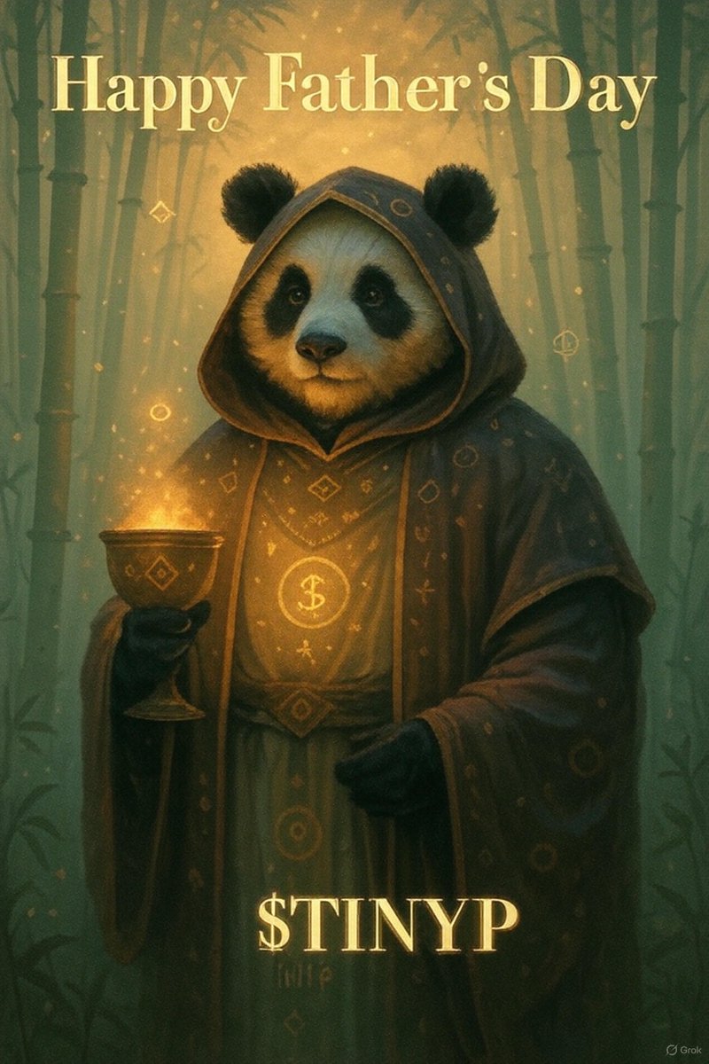 Happy Father’s Day to the Original Cult Leader.
The one who mixed the first batch of Kool-Aid.
Who looked at the void and said: “Needs more flavor.”

$TINYP salutes the Mythic Dad Energy.
Today, we chant for you.