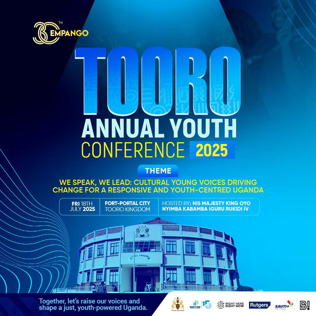 Omuhikirwa Wobukama Bwa Tooro, Calvin Armstrong Rwomiire Akiiki, Naraliza Ensingato Zobukama BwaTooro, Kugenda Murusorrokano Rwensinganto (Tooro Annual Youth conference) Orutekanizibwe Obukama Bwa Tooro.

Orusorrokano Rulibayo Kiro Kyakatano Ebiro 18 -07-2025, Fort Portal.