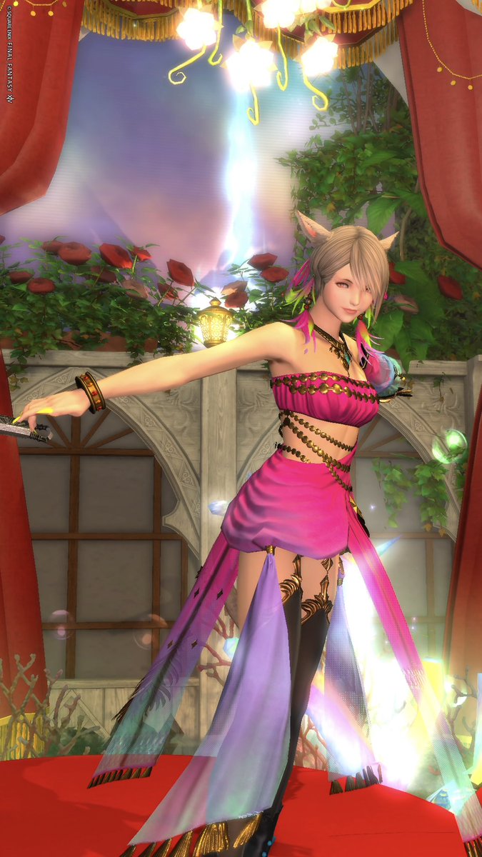 choco_taro0130's tweet photo. lets dance💃
この髪型も大人っぽくて好き♡
#Studio_tree
#ミコッテ #ff14 https://t.co/vE6V2LL0qs
