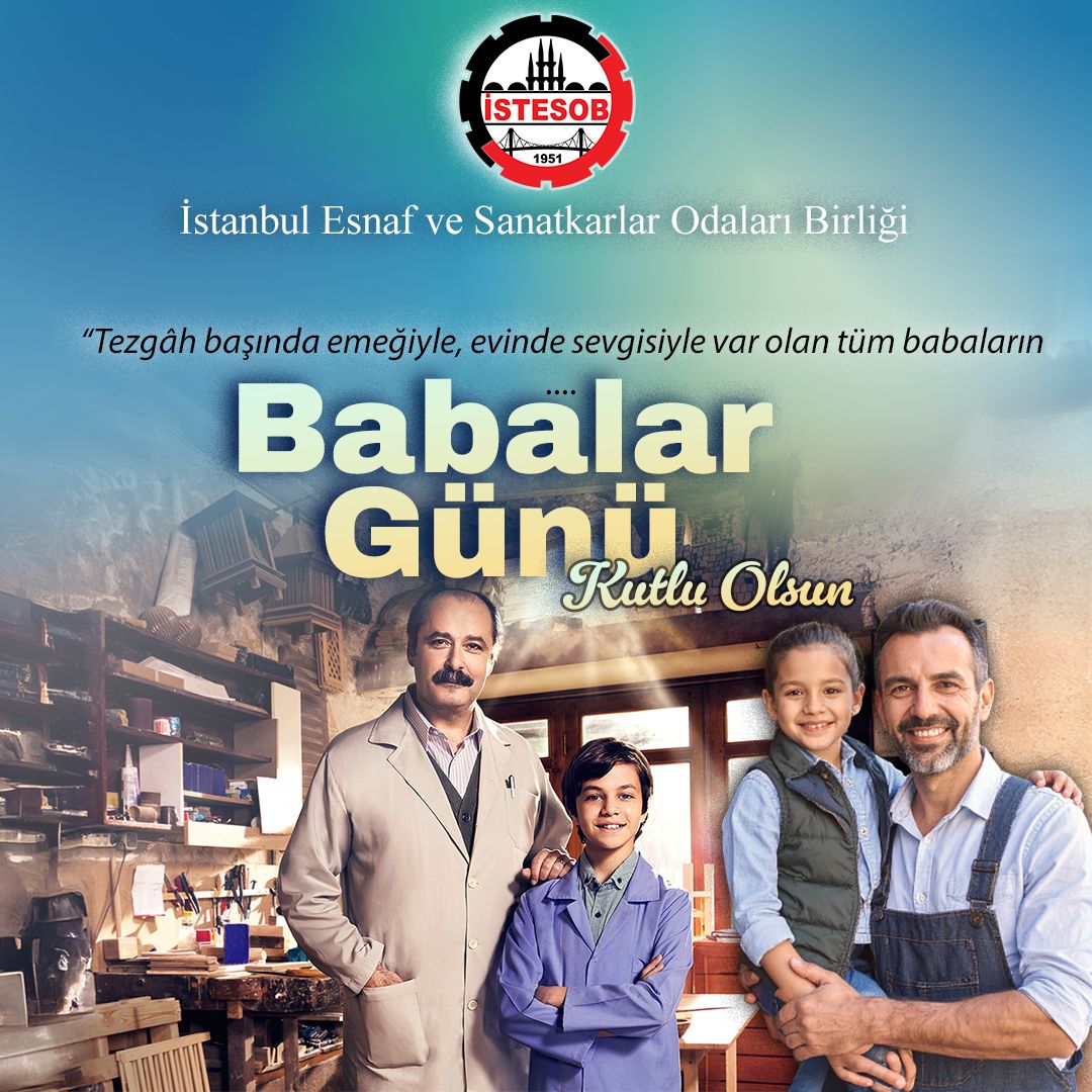 Değerleriyle yetiştiren, emeğiyle yaşatan tüm babaların Babalar Günü kutlu olsun.