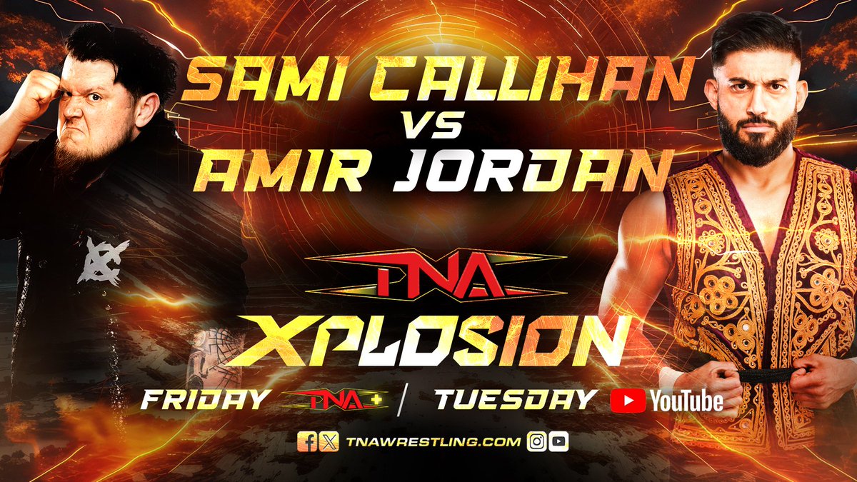 TNA Wrestling UK (@thisistnauk) on Twitter photo One of the great things about TNA+ is #TNAXplosion! This week's episode features <a href="/TheSamiCallihan/">Sami Callihan</a> vs.
<a href="/iamamirjordan/">Amir Jordan عامر جورڈن</a>.
WATCH: watch.tnawrestling.com/video/812638
New subscribers in the UK and Ireland, <a href="/LEONSLATER_/">LEON SLATER</a> is hooking you up with a free month. Just use his promo code LEONYIC. One of the great things about TNA+ is #TNAXplosion! This week's episode features <a href="/TheSamiCallihan/">Sami Callihan</a> vs.
<a href="/iamamirjordan/">Amir Jordan عامر جورڈن</a>.
WATCH: watch.tnawrestling.com/video/812638
New subscribers in the UK and Ireland, <a href="/LEONSLATER_/">LEON SLATER</a> is hooking you up with a free month. Just use his promo code LEONYIC.