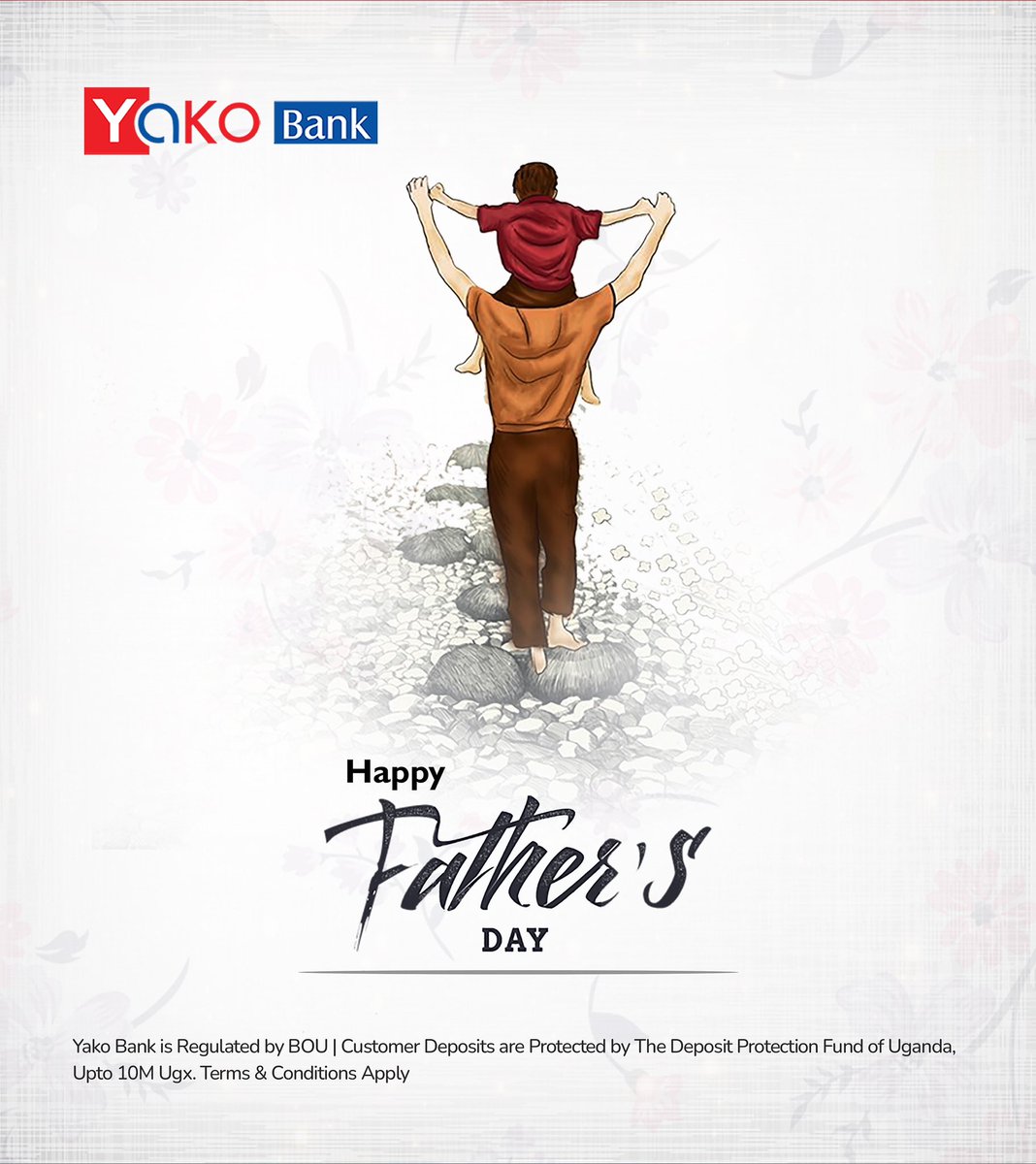 Cheers to the dads who make every moment count! Your love shapes our world. 

🌟 #FathersDay2025 #DadAppreciation #LoveYouDad #YakoBank #FinancingABetterFuture