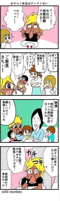 【4コマ漫画】おそらく本当はチャラくない 