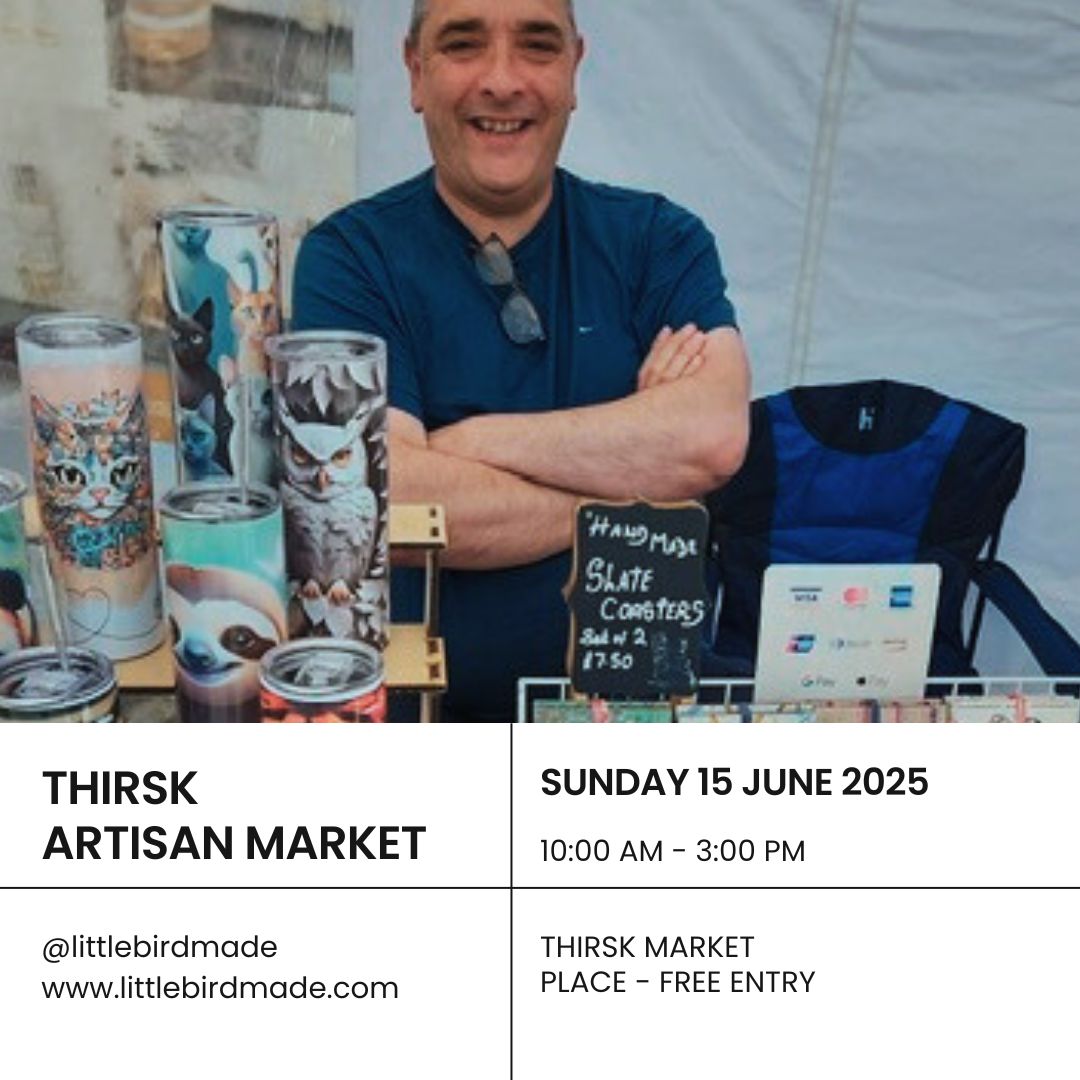 All set up ready to go <a href="/visitthirsktown/">Visit Thirsk Town</a> with Little Bird Markets selling our homemade preserves and baking. 
Happy Fathers Day!
#barneysfarmhousefoods #preserves #homemade #littlebirdmade #thirsk #hambleton #smallbusinessuk  #shoplocal #fathersday