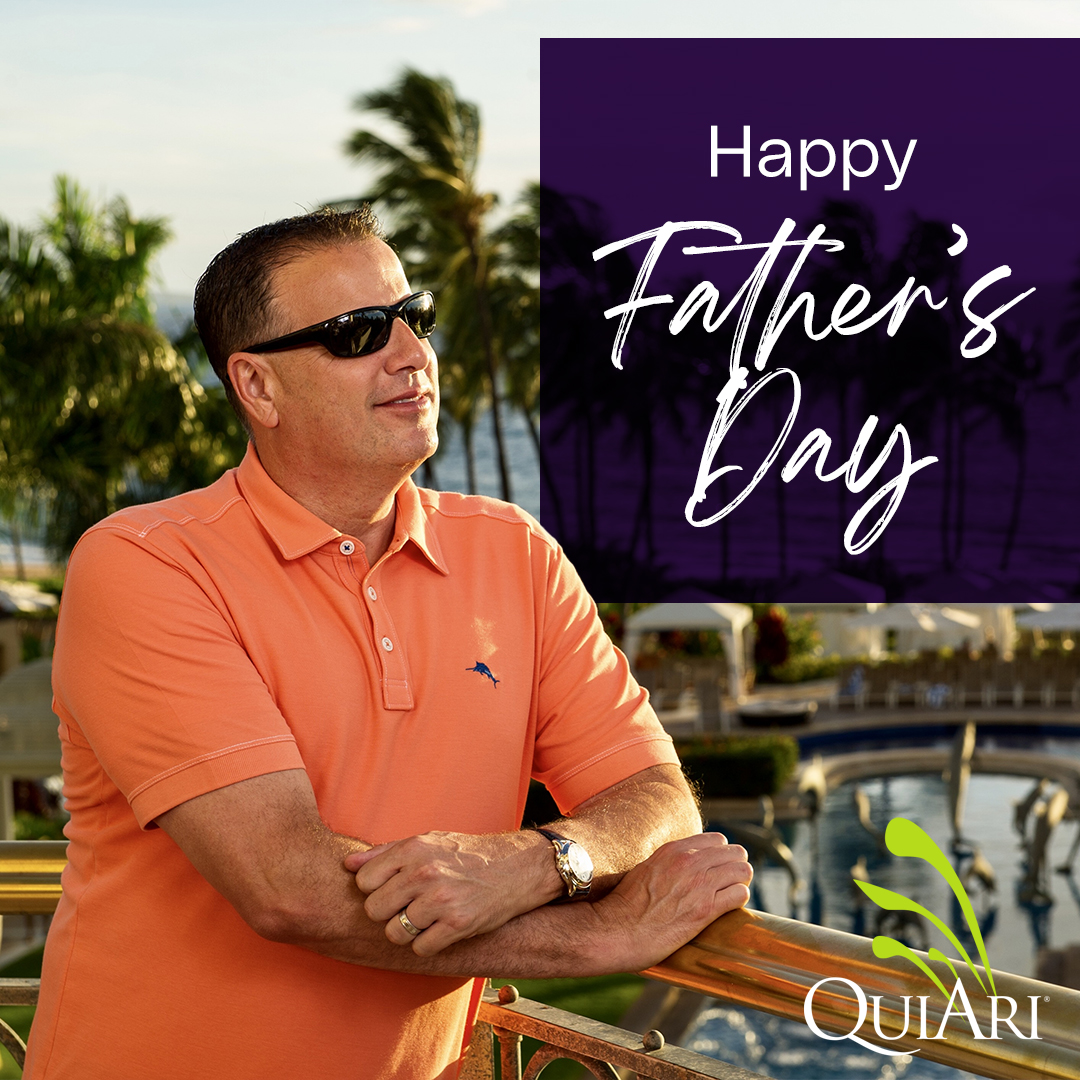 QuiAri Dads are doing it all – staying healthy with our breakthrough anti-aging products AND providing for their families with 5-Minute pay.  Keep up the GREAT work and keep dreaming BIGGER!