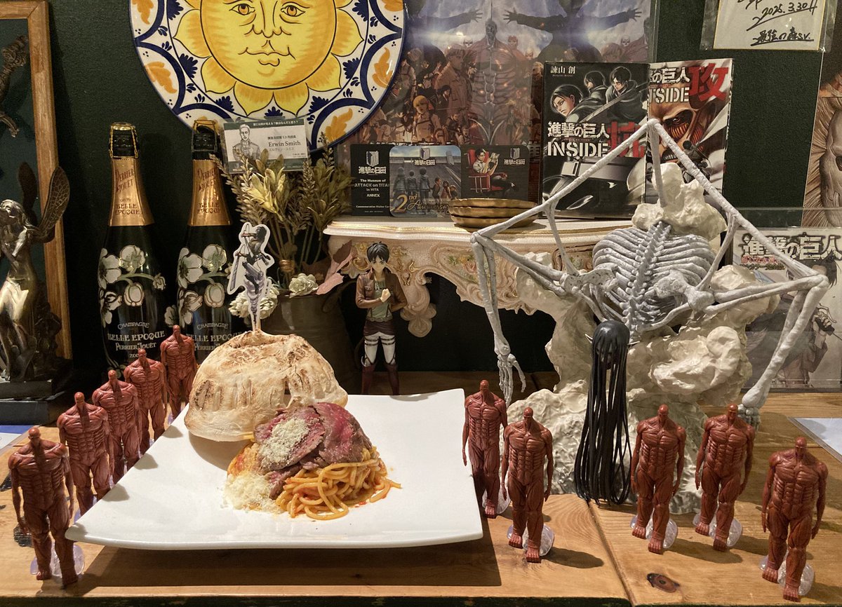 ボンジョルノ食堂グローブさん

🔥ウォール・マリアのパスタ🔥

テーマ：食べる前に地鳴らし