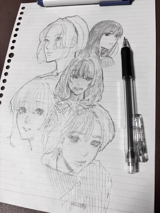 ごちゃまぜ模写😄 