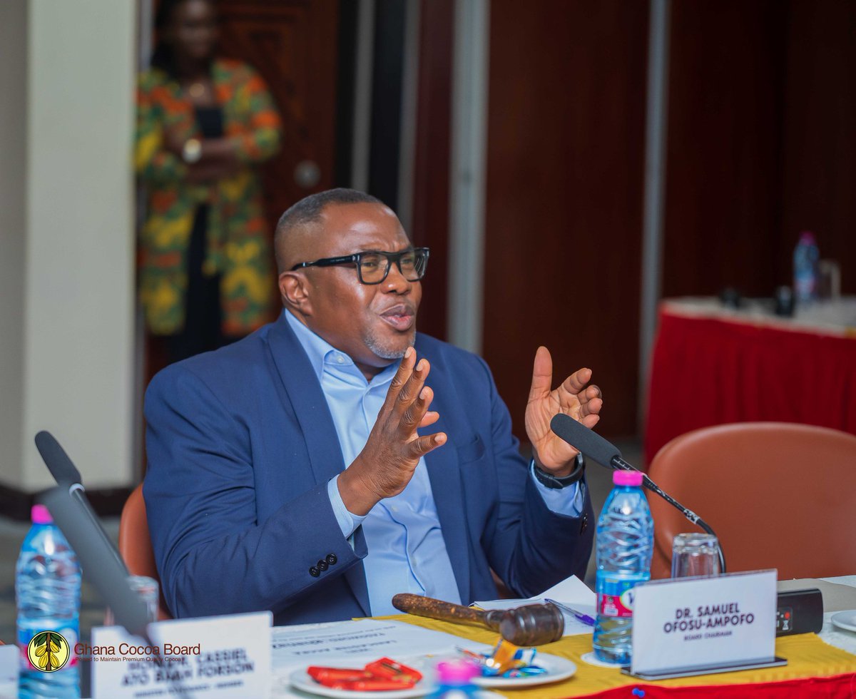 ghcocobod's tweet photo. 1/2 COCOBOD has concluded a two-day retreat with its Board, aimed at providing updates on departmental, unit, and subsidiary operations. The goal: foster appreciation of the organization’s direction and encourage stronger governance.
#COCOBOD #BoardWorkshop #GhanaCocoa https://t.co/zkY5d1TB08