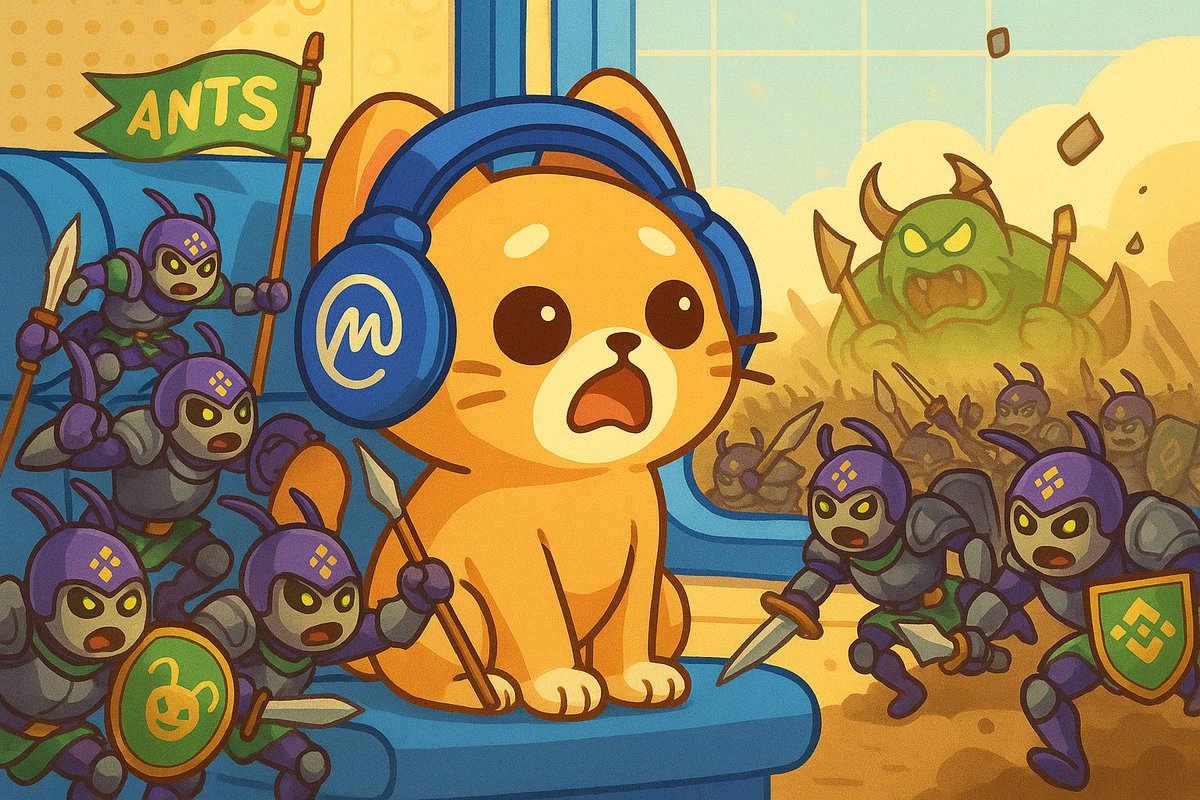 ANTS_coin's tweet photo. 蚂蚁军团集合 $ANTS https://t.co/x4QwnQfus3