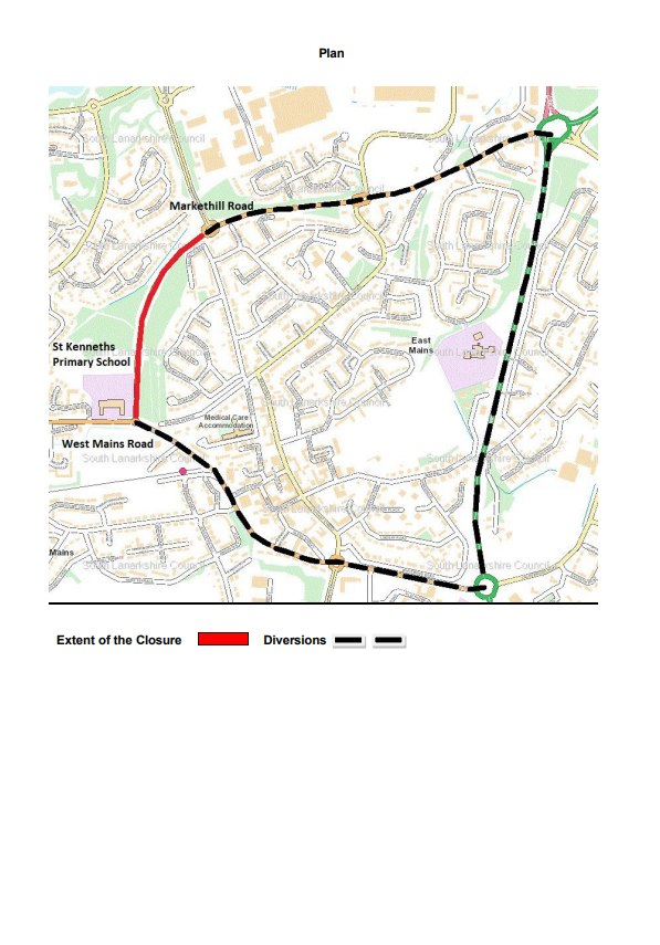 Temporary restriction to use of Road, B783 East Mains Road
Operational between Monday 18 August 2025 and Friday 29 August 2025.
Section between B761 West Mains Road and Markethill Roundabout.