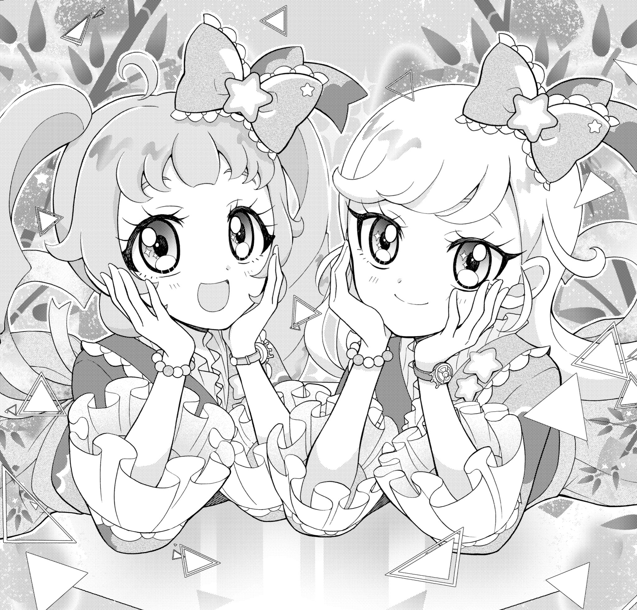 ひみつのアイプリ　辻永ひつじ先生　生写真　新品　イラスト　ひまり　みつき　非売品 ひみつのアイプリ 辻永ひつじ先生 生写真 新品 イラスト ひまり