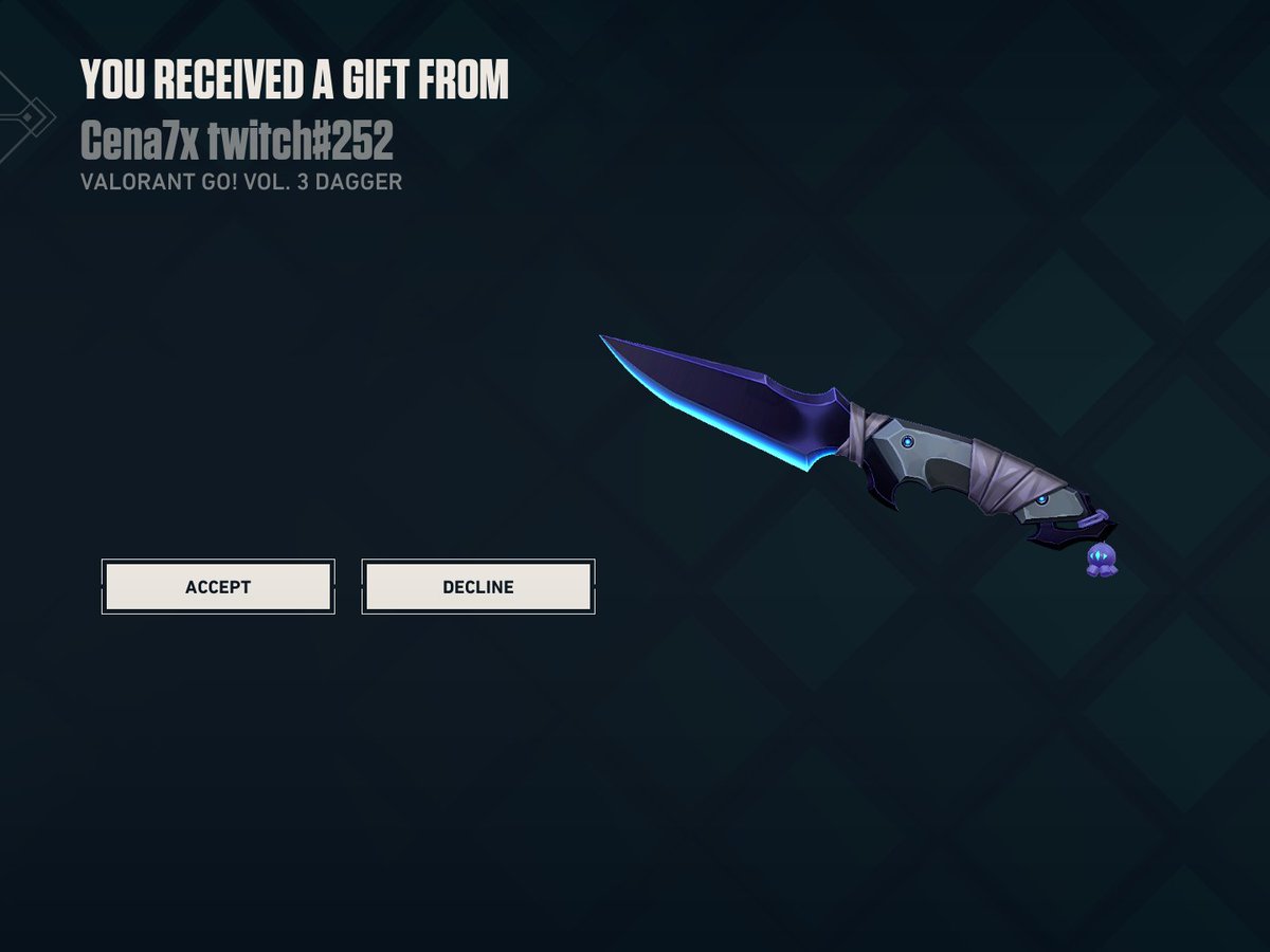 valorant初めてギフト貰った
せななさん本当にありがとう！！めちゃめちゃ嬉しい
感謝です