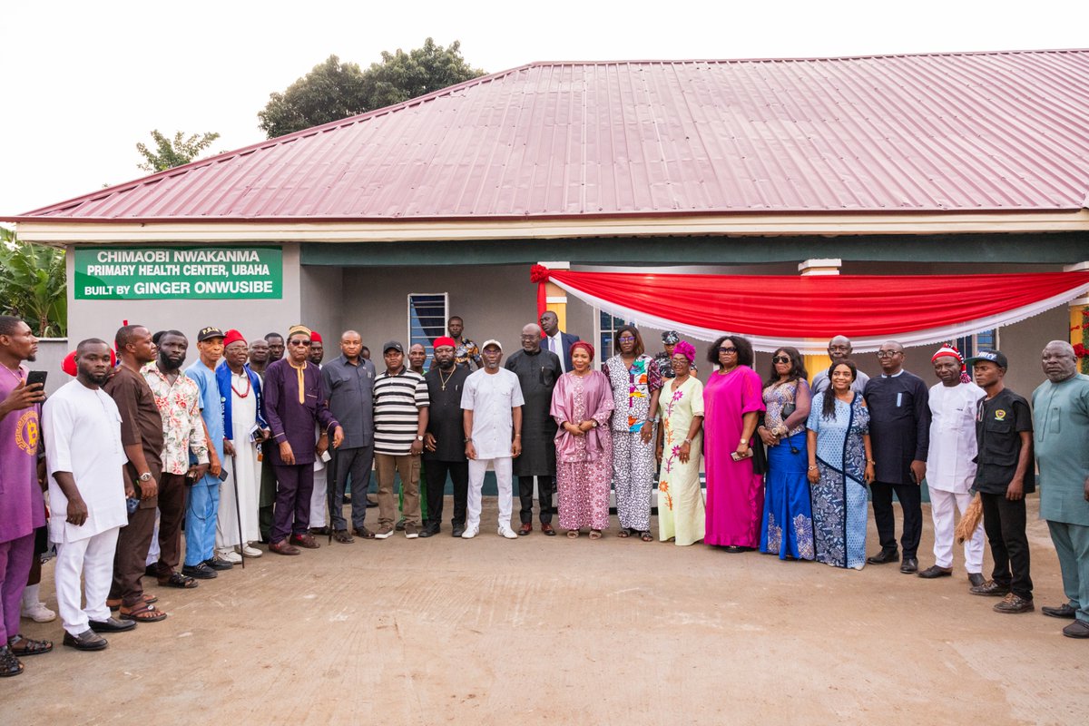 PriscillaOtti's tweet image. I had the distinct honour to commission projects executed by Hon. Ginger Onwusibe, representing Isialangwa North and South Federal Constituency at the House of Representatives.
These facilities - Umuojima Primary School, Agah Primary School, Okporoahaba Secondary School, Ovorji…