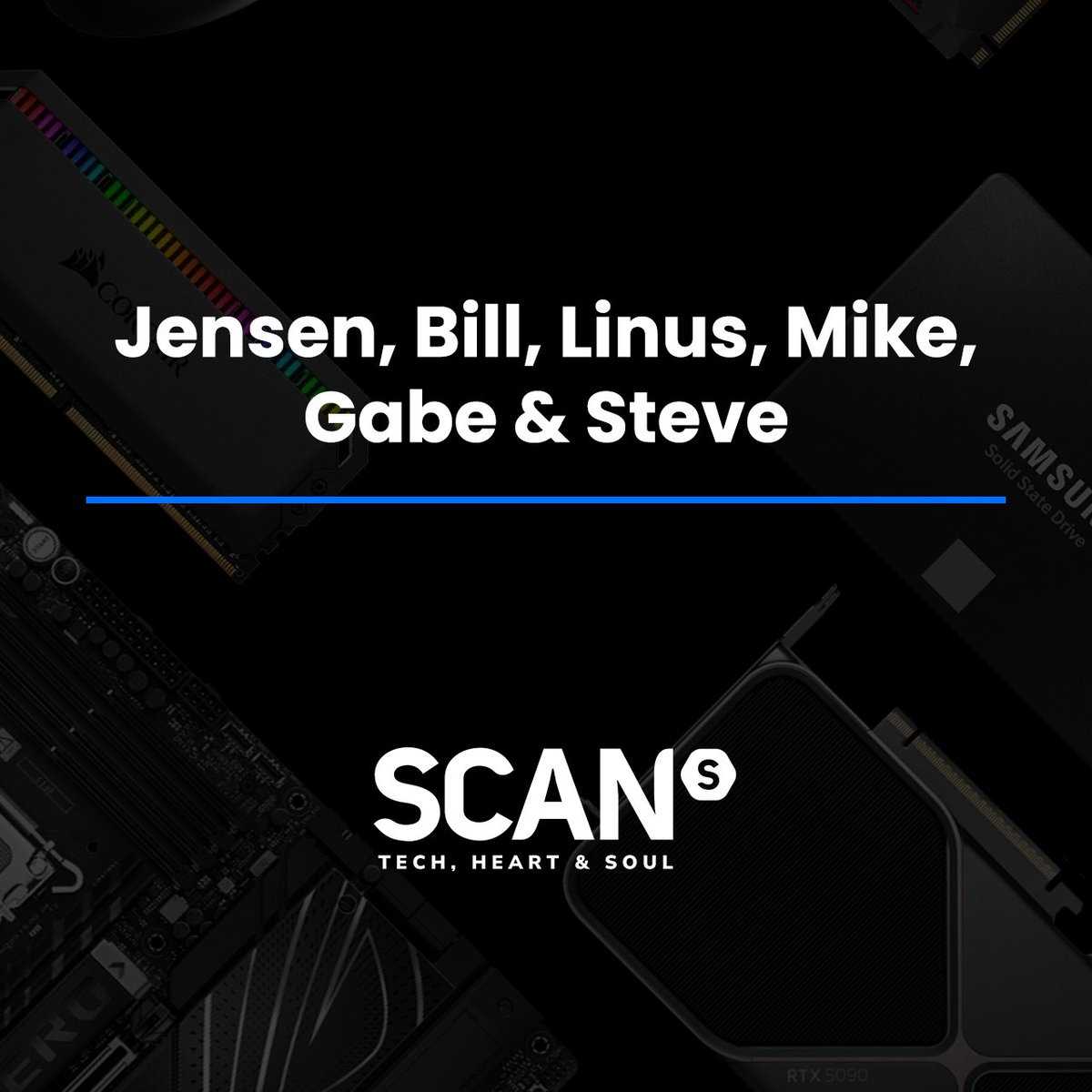 Dads of tech. Titans of progress.
We salute you.
Here's to the dads guiding the next-gen.

Happy Father's Day 💙
Scan
