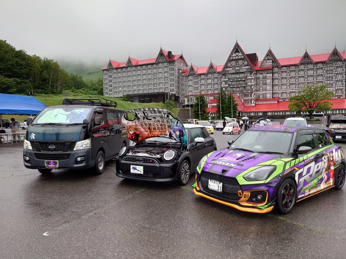 peerless_tarui's tweet image. 念願のエヴァ痛車合わせ！！