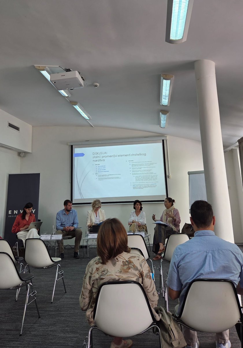 🗣🗣🗣

Наша колегиница др Ирина Милутиновић, виша научна сарадница, учествовала је на научној конференцији ,,Европске вредности: између оспоравања и афирмације" са темом ,,Европске вредности у стратешком наративу о европским интеграцијама Србије: континуитет и промене".

⤵️⤵️⤵️