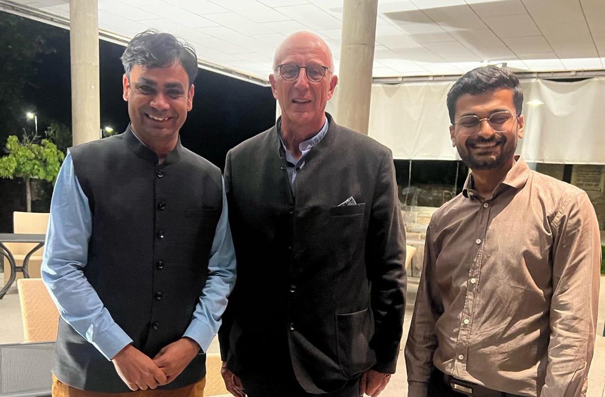 sudhanshujangir's tweet photo. A true honor to attend the German-Indian Round Table (GIRT) Karlsruhe, a platform that beautifully embodies the spirit of Indo-German cooperation. The evening brought together thought leaders, entrepreneurs, and professionals committed to building bridges between the 2 nationals. https://t.co/Hdz23ZiY9P