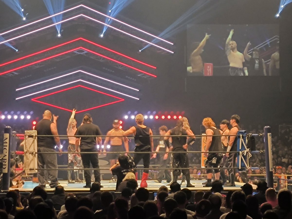 96pineko's tweet photo. シングルマッチなのに人大杉😂

#njdominion https://t.co/AXXpJZ67bM