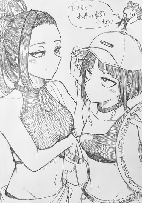 もうすぐ夏ですね
#ヒロアカ #僕のヒーローアカデミア 
#ファンアート 
