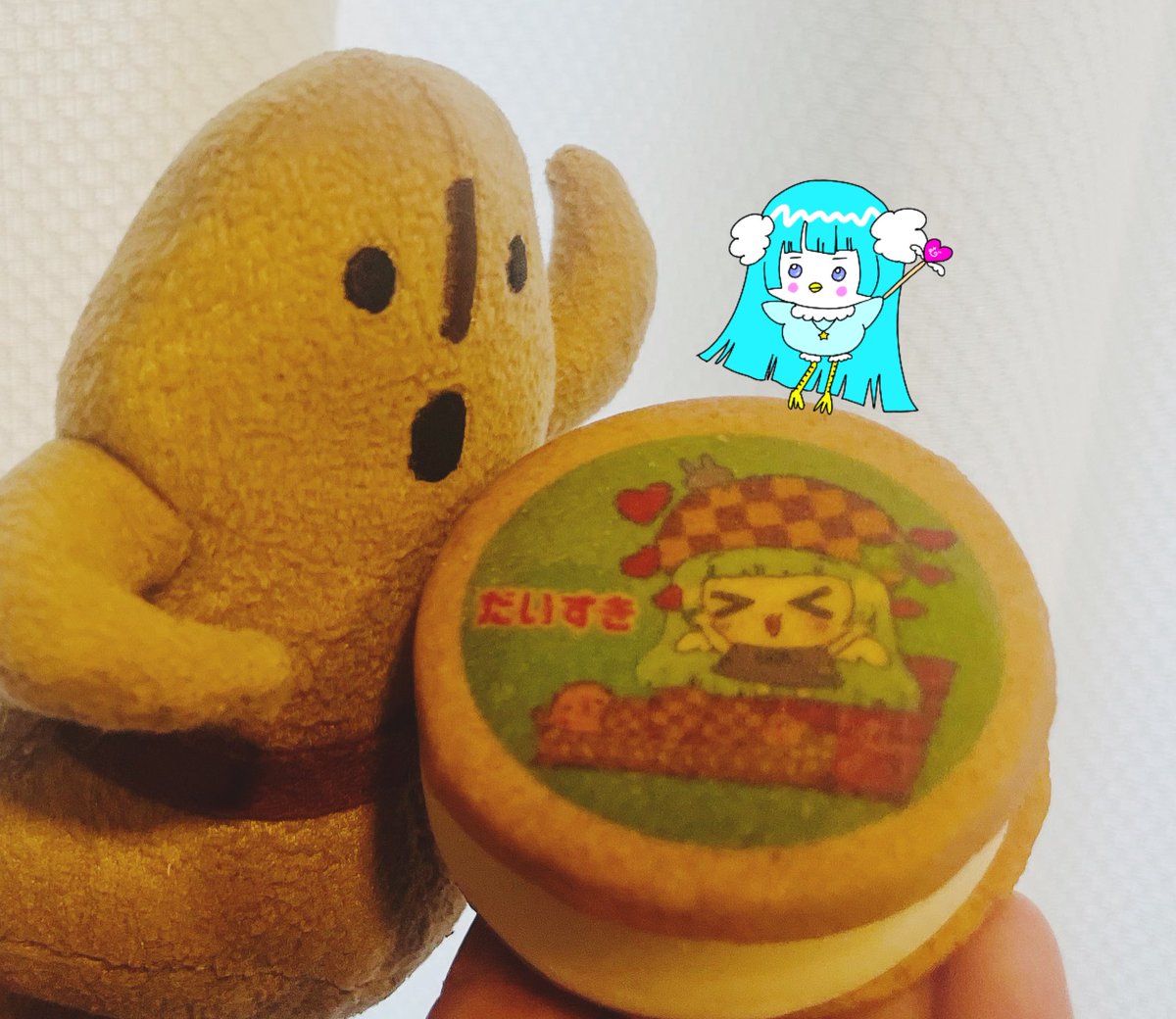 MujifaV #むむクッキー やってみたかったんだよねー♪ 上手く食べる