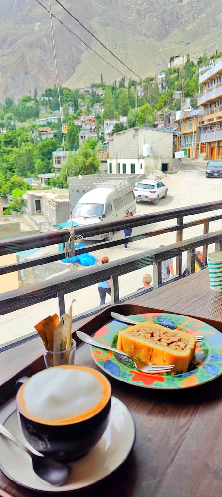 TheOffroader1's tweet photo. Walnut cake &amp; coffee at Cafe de Hunza today ☕
Beautiful cloudy day. https://t.co/6pjipUdbo4
