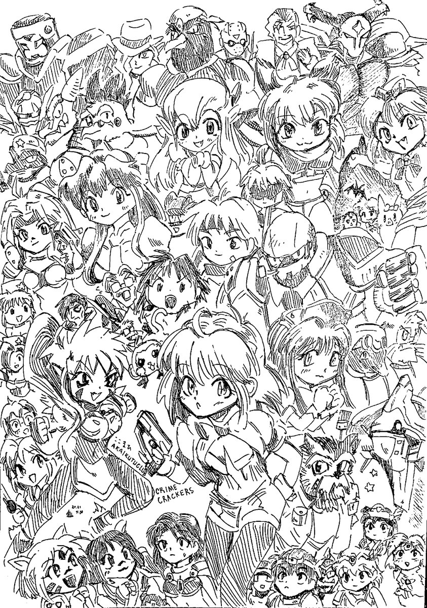 ファンアート 少しの間ごちゃごちゃ描くの好きだった
#イラスト #ペン画 