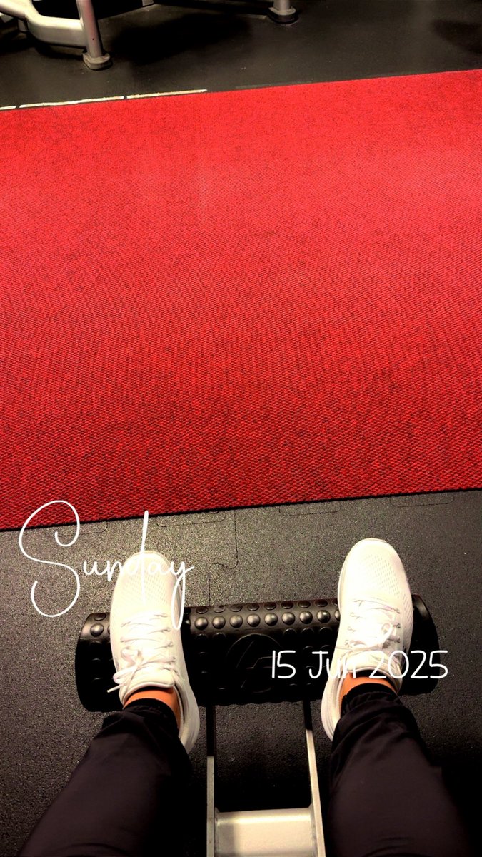 Sunday Gym done 💪 also McDonald’s after gym done too…but that’s another picture 😎🫶