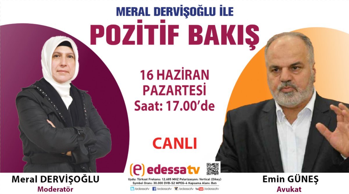 meraldervisoglu (@meraldervisoglu) on Twitter photo 16 Haziran Pazartesi saat 17.00'de <a href="/edessatvcomtr/">edessatv</a> kanalında <a href="/AvEminGUNES/">Emin GÜNEŞ</a> konuğumuz olacaktır.
İyi seyirler.
<a href="/HasanSavas_/">Hasan Savaş</a>
<a href="/Alptekin_D/">🇵🇸Alptekin Dursunoğlu</a>
<a href="/KudusTv/">Kudüs TV</a> 16 Haziran Pazartesi saat 17.00'de <a href="/edessatvcomtr/">edessatv</a> kanalında <a href="/AvEminGUNES/">Emin GÜNEŞ</a> konuğumuz olacaktır.
İyi seyirler.
<a href="/HasanSavas_/">Hasan Savaş</a>
<a href="/Alptekin_D/">🇵🇸Alptekin Dursunoğlu</a>
<a href="/KudusTv/">Kudüs TV</a>