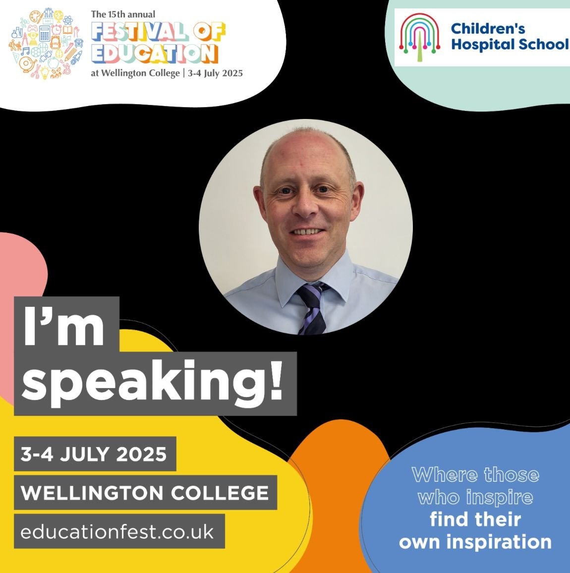 Stephen Deadman (@stephendeadman1) on Twitter photo I will be <a href="/EducationFest/">Festival of Education 🇬🇧</a> on Fri 4th July, or session is 11.45-12.30, venue 9. Panel discussion:
“Teacher Appraisal - How can we find the sweet spot between teacher agency and accountability?”
Sharing how we moved to Professional Growth / coaching model <a href="/HospitalSchoolL/">Children's Hospital School Leicester</a> I will be <a href="/EducationFest/">Festival of Education 🇬🇧</a> on Fri 4th July, or session is 11.45-12.30, venue 9. Panel discussion:
“Teacher Appraisal - How can we find the sweet spot between teacher agency and accountability?”
Sharing how we moved to Professional Growth / coaching model <a href="/HospitalSchoolL/">Children's Hospital School Leicester</a>