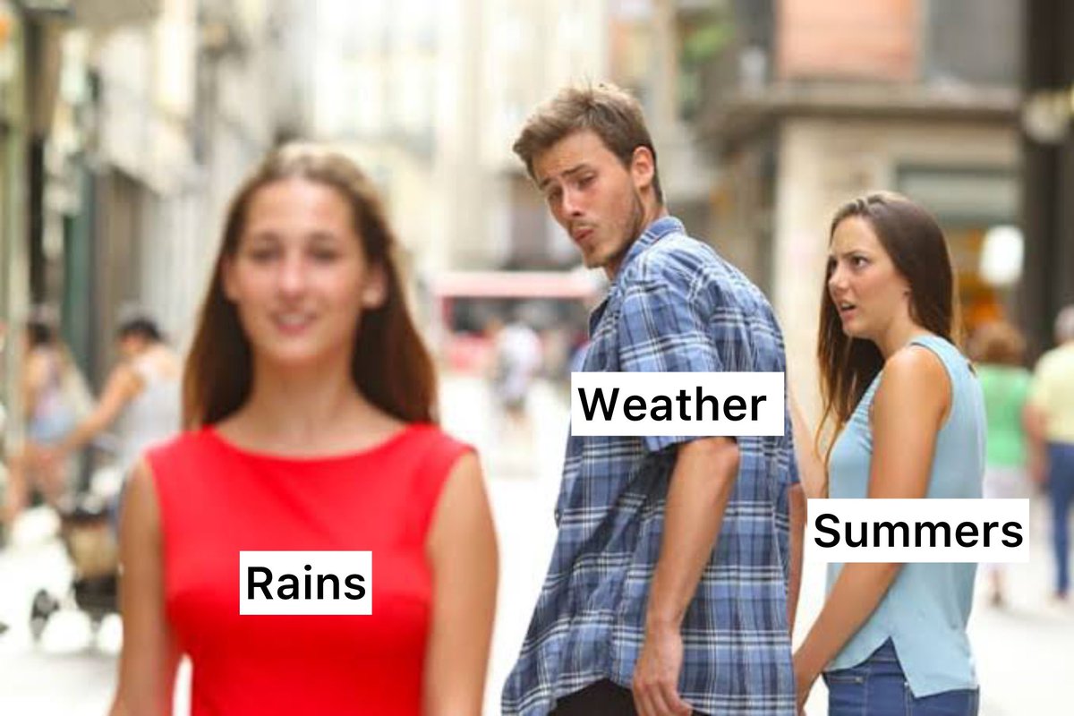 Weather these days.
