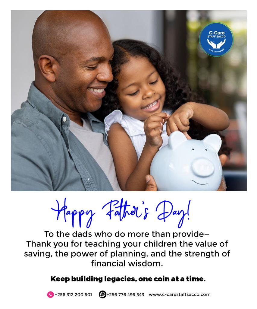 ccarestaffsacco's tweet photo. At C-Care Staff SACCO, we celebrate fathers who are raising a generation of responsible savers!  Happy #FathersDay' https://t.co/ObqxC6z2i3