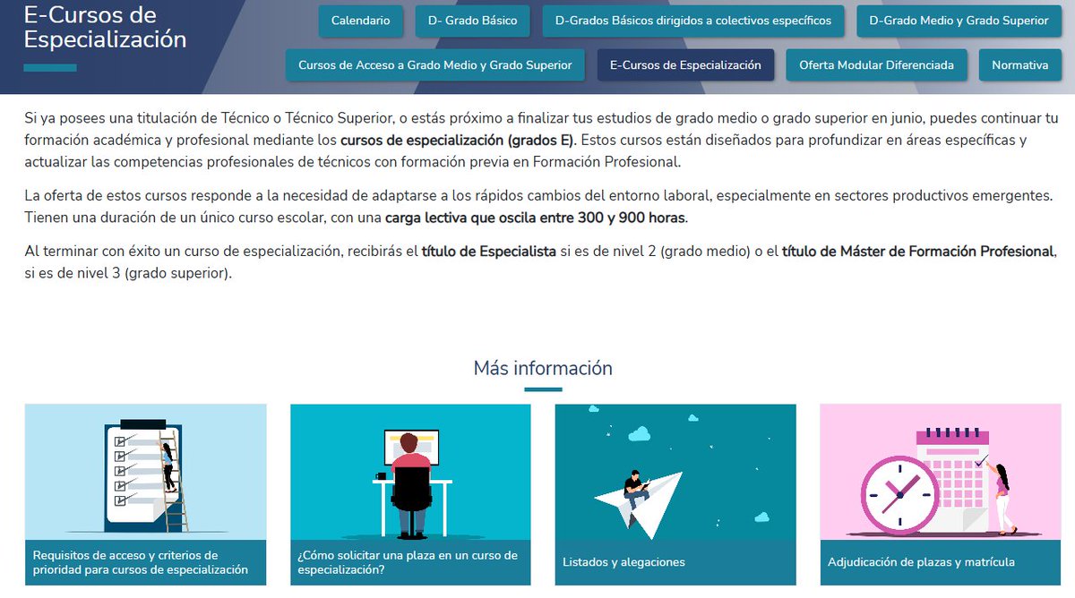 Formación Profesional Andaluza (@fpandaluza) on Twitter photo Hasta el 30 de junio puedes solicitar cursos de especialización (CE) y ciclos formativos en oferta modular diferenciada (presencial, semipresencial o virtual). <a href="/EducaAnd/">Consejería Desarrollo Educativo y FP</a>
🔗Solicitud: juntadeandalucia.es/educacion/secr…
➡️CE: juntadeandalucia.es/educacion/port…
➡️Oferta modular: juntadeandalucia.es/educacion/port… Hasta el 30 de junio puedes solicitar cursos de especialización (CE) y ciclos formativos en oferta modular diferenciada (presencial, semipresencial o virtual). <a href="/EducaAnd/">Consejería Desarrollo Educativo y FP</a>
🔗Solicitud: juntadeandalucia.es/educacion/secr…
➡️CE: juntadeandalucia.es/educacion/port…
➡️Oferta modular: juntadeandalucia.es/educacion/port…