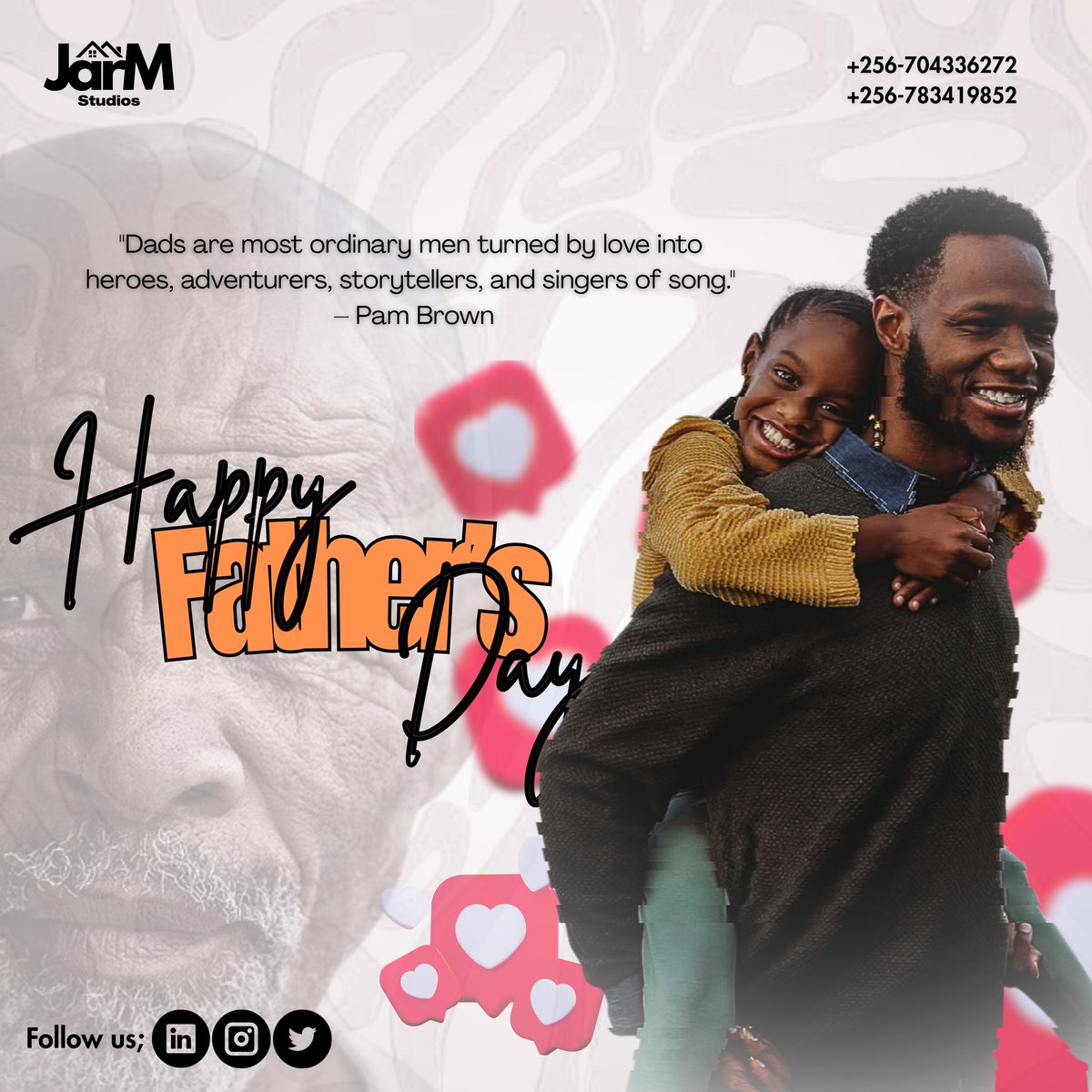 kreative_ug's tweet photo. To all the amazing fathers, that make the most difficult sacrifices for their children, your efforts are valuable and appreciated.

Happy Fathers' Day from the team at JarM_Studios, Ug.
#FathersDay #FathersDay2025 https://t.co/WILsJAAEJd